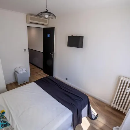 Riviera 4 Aeroport Wifi Climatisation Partage Lejlighed