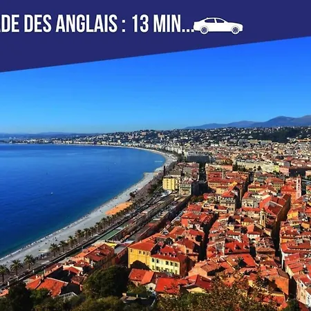 Lejlighed Riviera 4 Aeroport Wifi Climatisation Partage